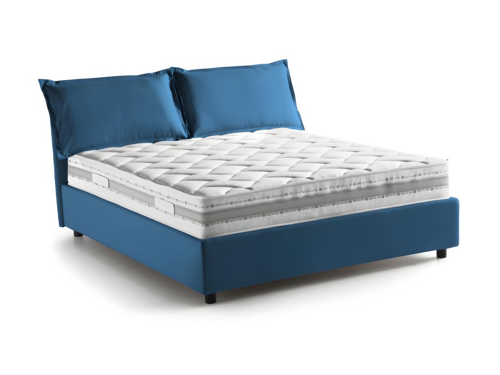 Materasso in tessuto blu, 140 x 200 cm