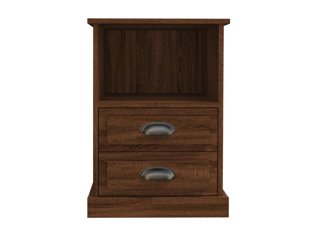 Mobili per la casa in legno di quercia marrone, 43 x 36 x 60 cm