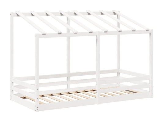 Letto in legno massello bianco, 90 x 200 cm