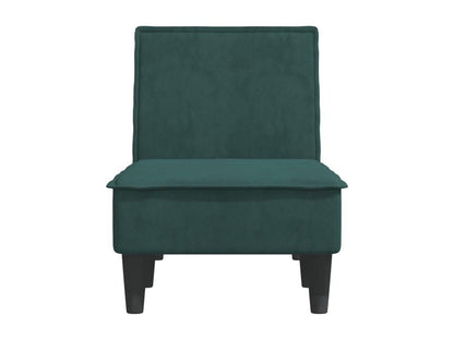 Poltrona in velluto verde