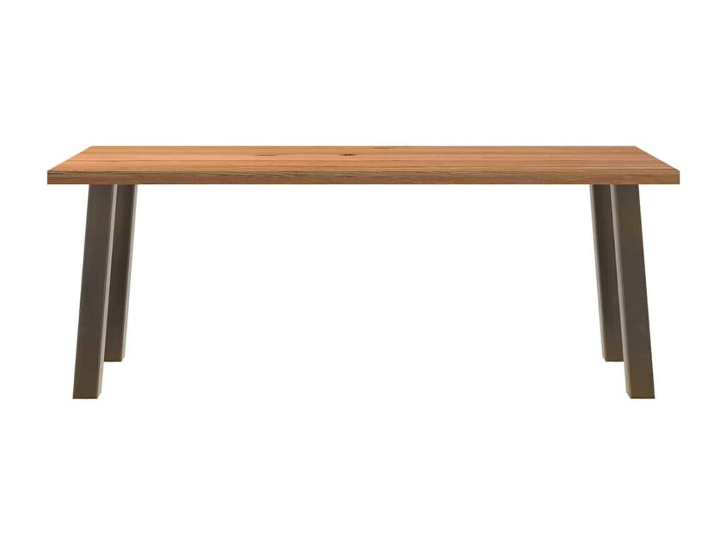 Tavolo da pranzo in legno di quercia marrone - dlz1766584003983