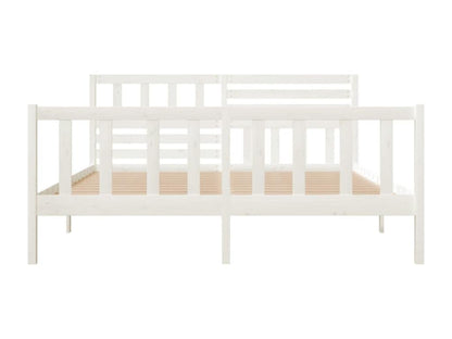 Materasso in legno massello bianco, 120 x 200 cm