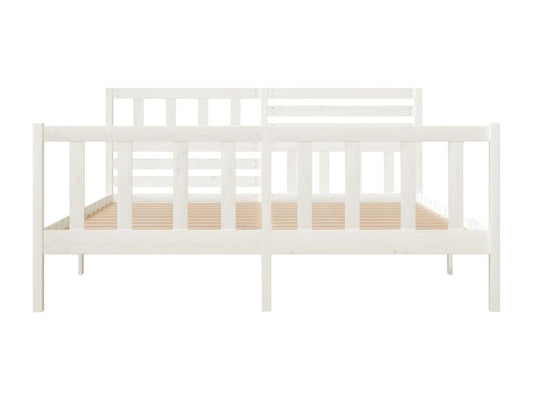 Materasso in legno massello bianco, 120 x 200 cm