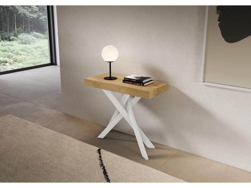 Mobili per la casa in legno di quercia marrone, 90 x 40 cm