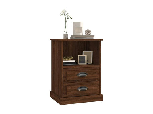 Mobili per la casa in legno di quercia marrone, 43 x 36 x 60 cm