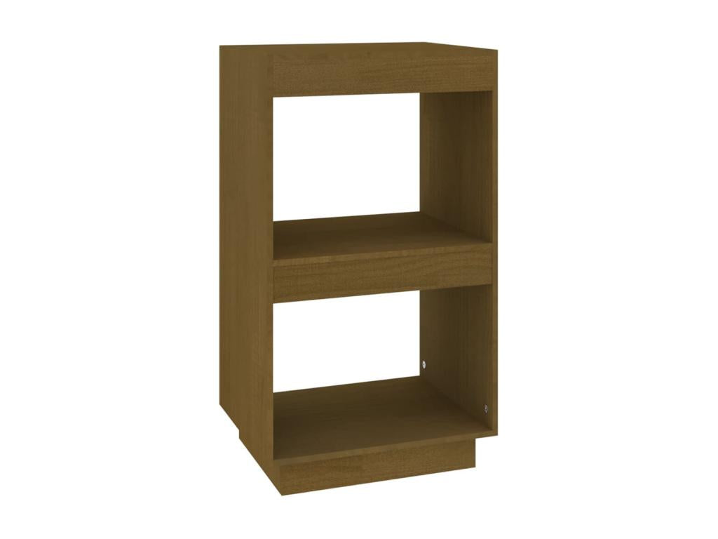 Libreria in legno di pino marrone, 40 x 35 x 71 cm
