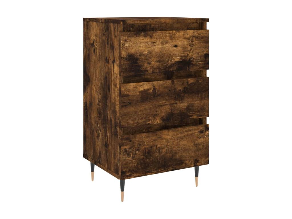 Tavolo in legno ingegnerizzato naturale, 40 x 35 x 69 cm