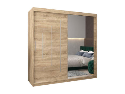 Armadio beige, 200 x 62 x 200 cm