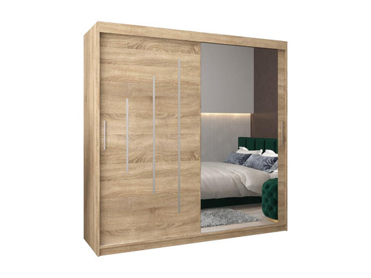 Armadio beige, 200 x 62 x 200 cm