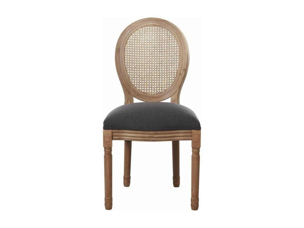 Sedia in tessuto beige