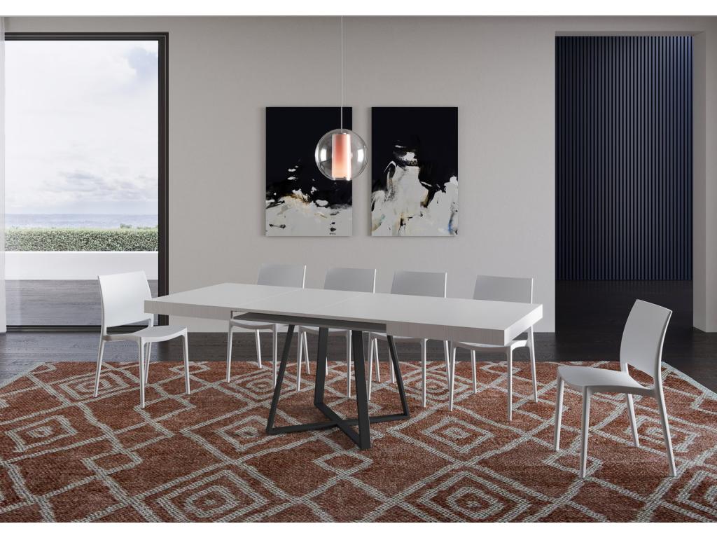 Tavolo bianco, 90 x 130 cm