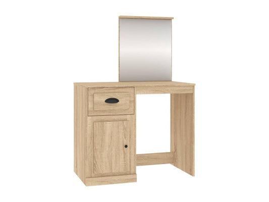 Mobili per la casa in legno di quercia naturale, 90 x 50 x 132,5 cm