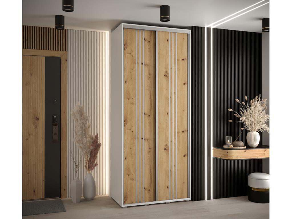 Armadio bianco, 120 x 45 x 235,2 cm