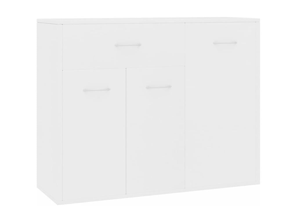 Credenza in legno ingegnerizzato bianco, 88 x 30 x 70 cm
