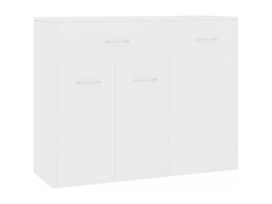 Credenza in legno ingegnerizzato bianco, 88 x 30 x 70 cm