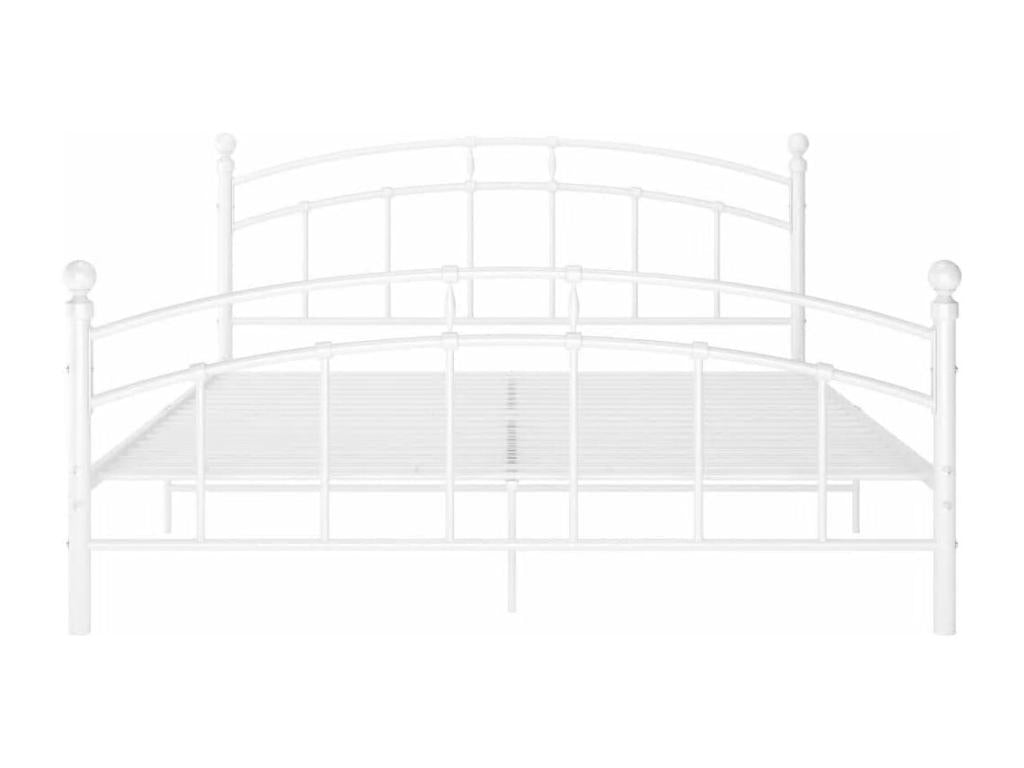 Struttura letto in metallo bianco, 180 x 200 cm