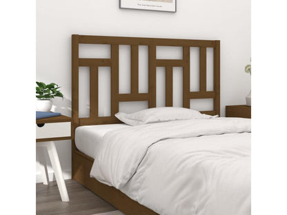 Letto in legno massello marrone, 125,5 x 4 x 100 cm
