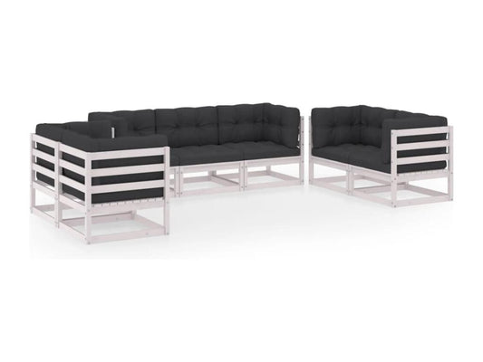 Set di mobili da esterno marroni, 70 x 70 x 67 cm