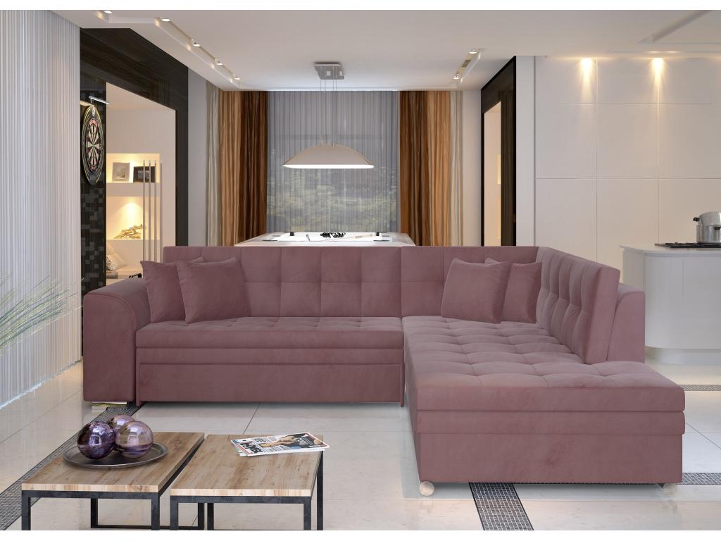 Divano letto in velluto