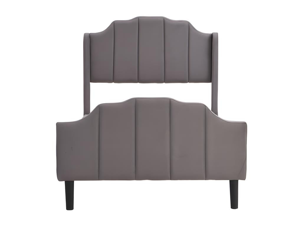 Struttura letto grigia, 90 x 200 cm