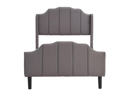 Struttura letto grigia, 90 x 200 cm