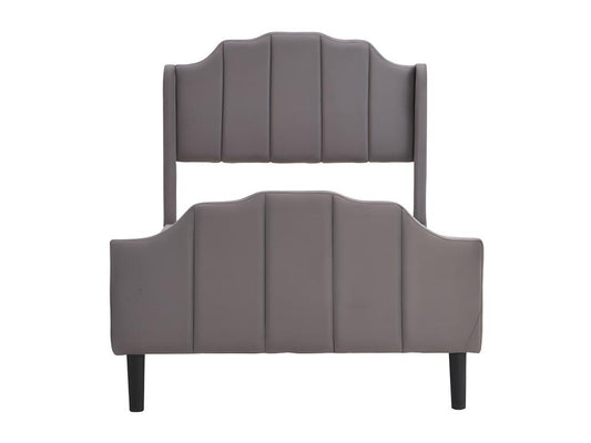 Struttura letto grigia, 90 x 200 cm