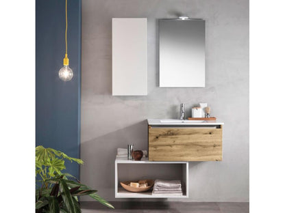 Armadio in legno di rovere naturale