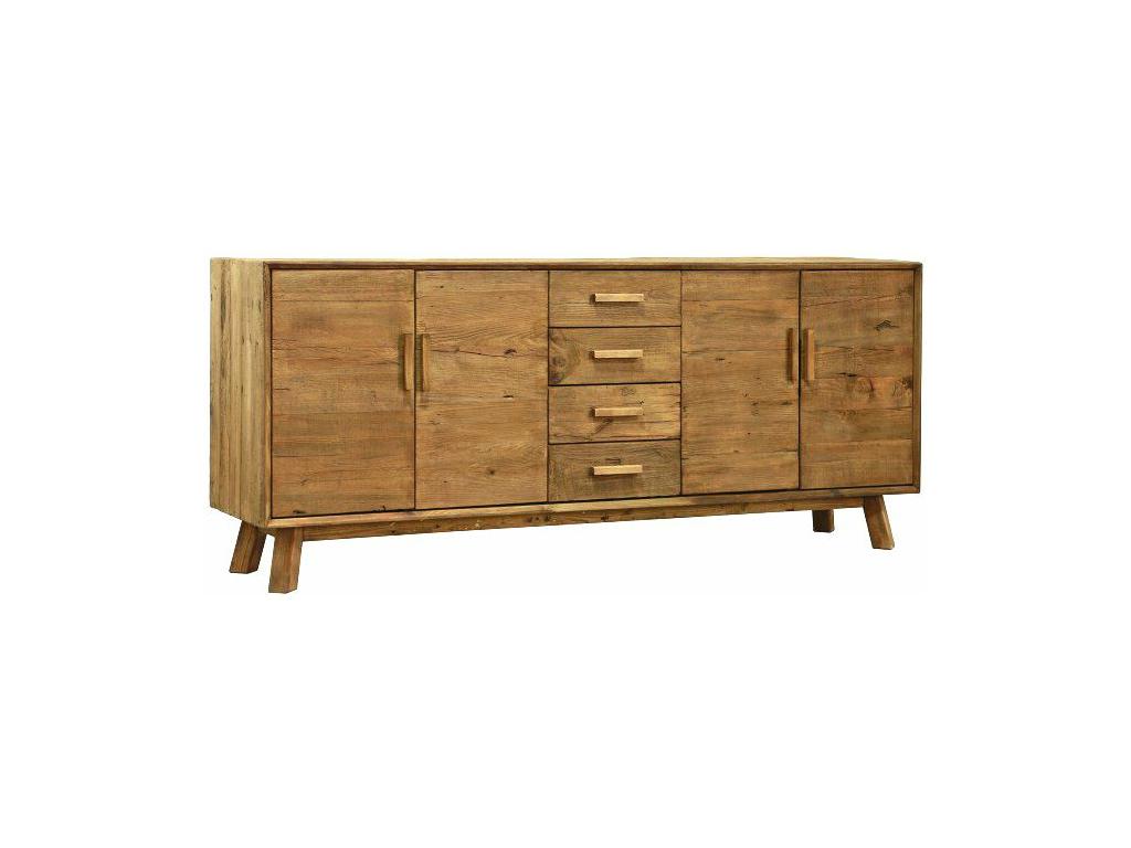 Credenza in legno di pino marrone