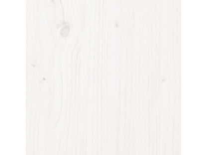 Set di mobili da esterno in legno massello bianco