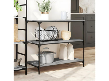 Mobili per la casa in legno ingegnerizzato grigio, 102 x 50 x 95 cm