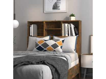 Letto in legno di quercia marrone, 100 x 19 x 103,5 cm