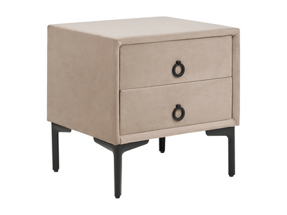 Tavolo in velluto beige