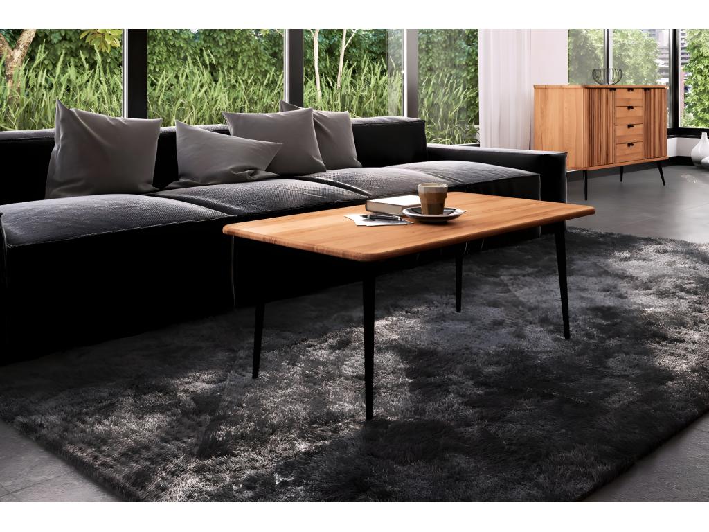 Tavolino da caffè naturale, 60 x 110 cm