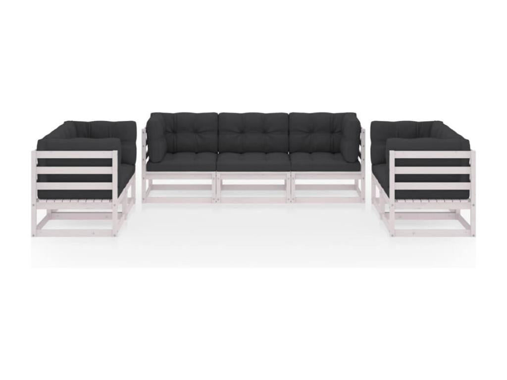 Set di mobili da esterno marroni, 70 x 70 x 67 cm