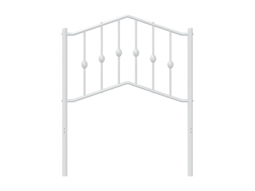 Letto in metallo bianco