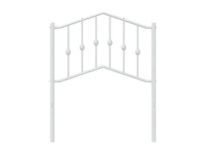 Letto in metallo bianco