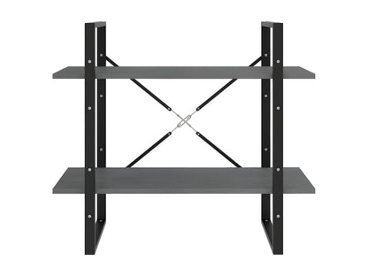 Libreria in legno di pino grigio, 80 x 30 x 70 cm