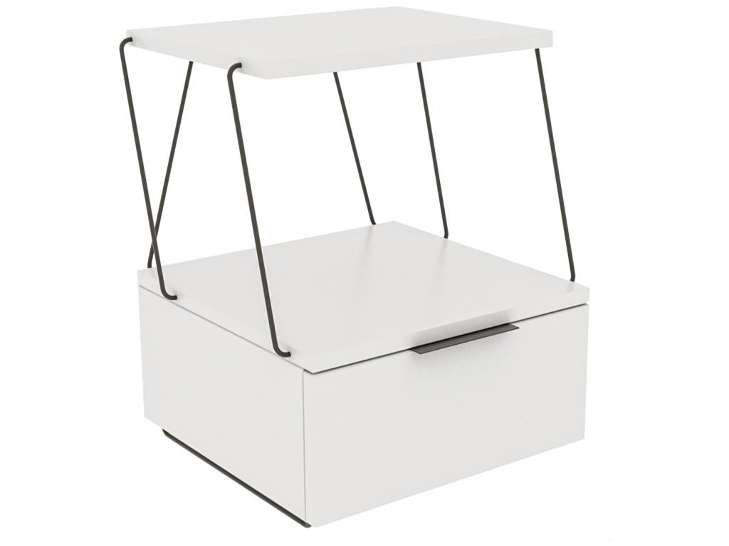 Tavolo bianco, 42 x 52 x 41 cm