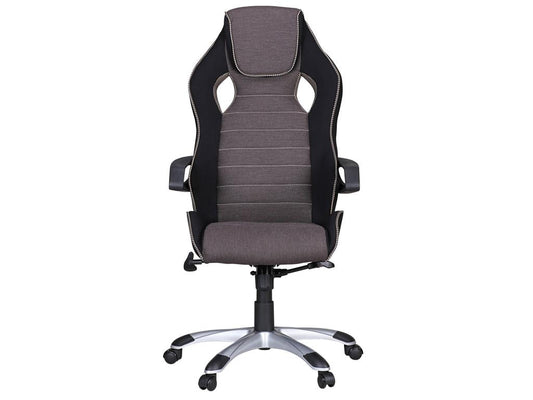 Poltrona in tessuto grigio - dlz1766584081288