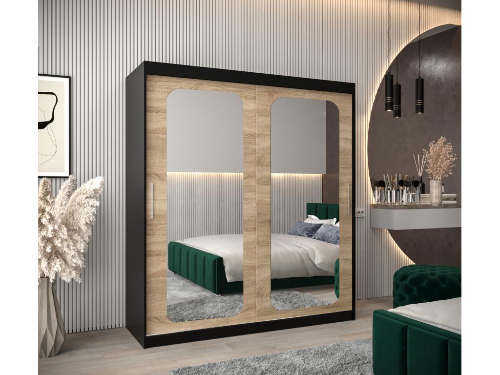 Armadio nero, 180 x 62 x 200 cm