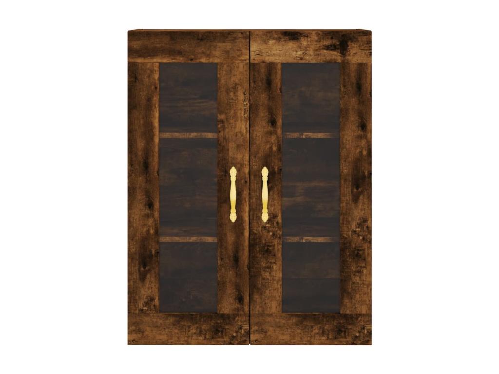 Credenza in legno ingegnerizzato marrone, 69,5 x 34 x 180 cm