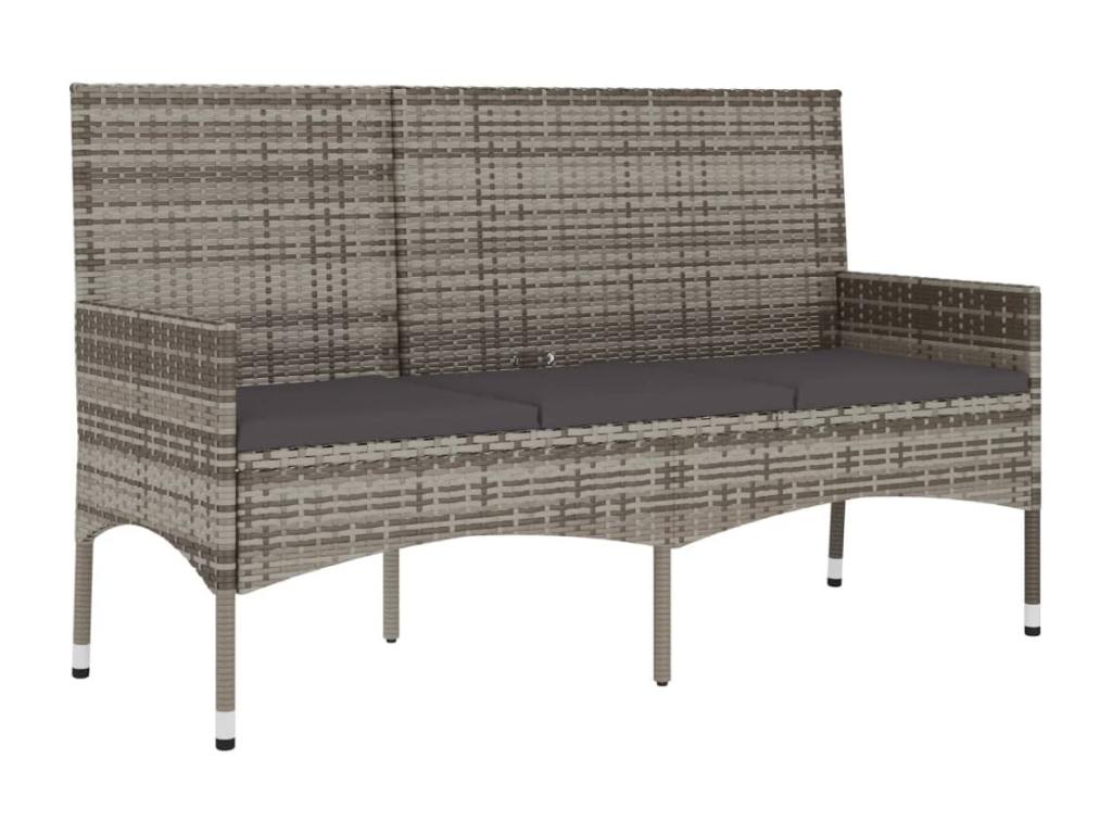 Panca grigia, 140 x 51 x 85 cm