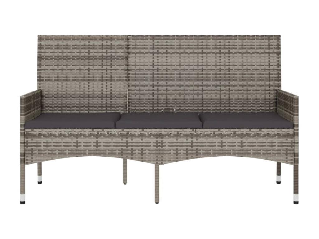 Panca grigia, 140 x 51 x 85 cm