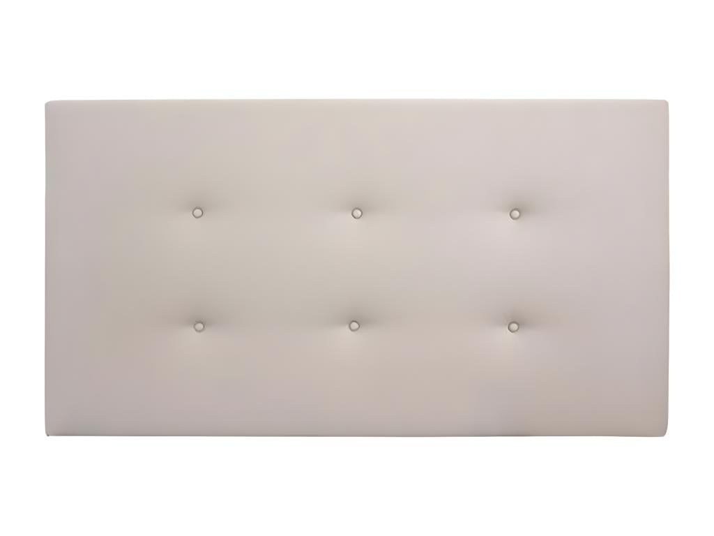 Letto in similpelle marrone, 150 x 80 cm