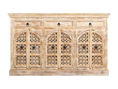 Credenza beige, 165 x 44 x 100 cm