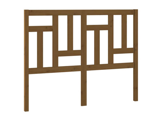 Letto in legno massello marrone, 125,5 x 4 x 100 cm