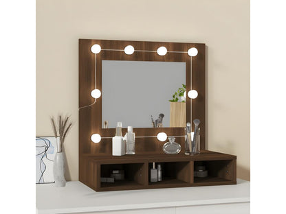 Armadio in legno di rovere naturale, 60 x 31,5 x 62 cm