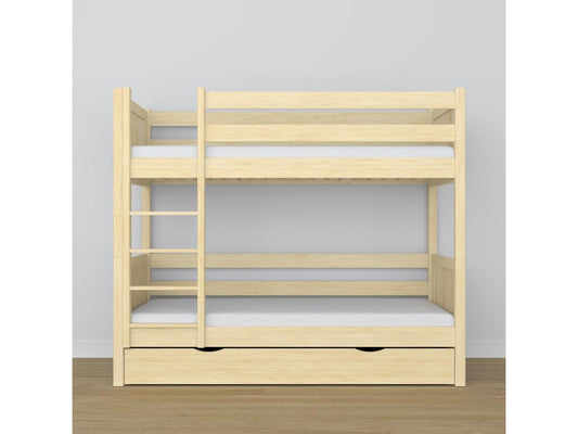 Letto in legno di pino giallo, 100 x 200 cm